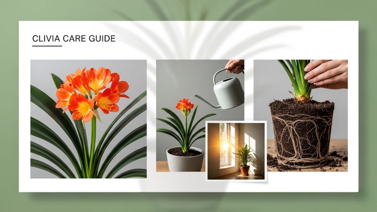 How to Grow Clivia Plant: Complete Care Guide for Watering, Light, Repotting, and Pests