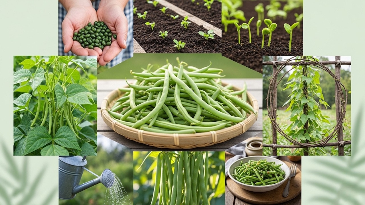 How to Grow Green Beans at Home: Complete Guide to Planting, Caring, and Harvesting Bush and Pole Beans