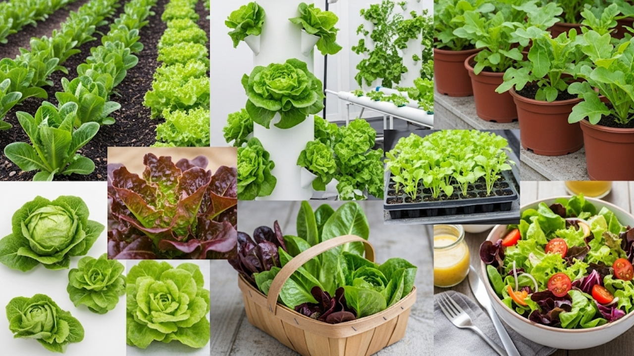 Ultimate Guide to Lettuce Varieties: Grow Romaine, Iceberg, Butterhead, and Leaf Greens at Home or Hydroponically