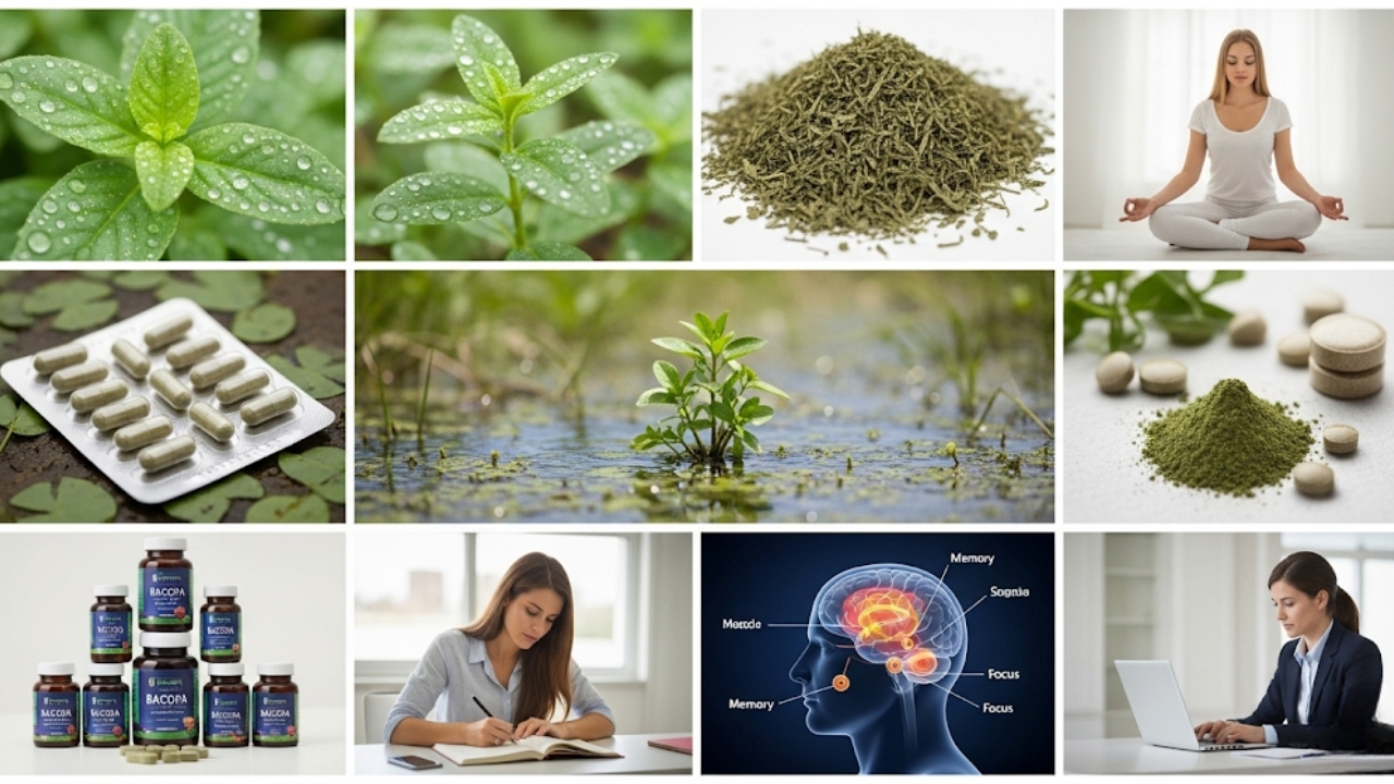 Bacopa Monnieri (Brahmi): The Ultimate Brain-Boosting Herb for Memory, Focus & Calm