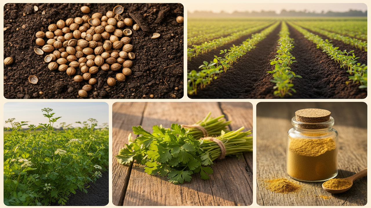 How to Grow Coriander at Home: A Complete Guide to Cultivating Dhaniya, Cilantro, and Their Many Uses