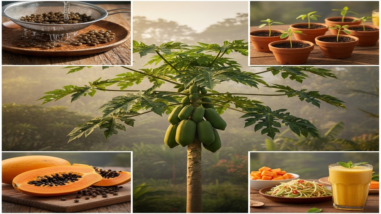 How to Grow Papaya at Home: Easy Steps for Juicy, Healthy Fruit from Your Own Backyard
