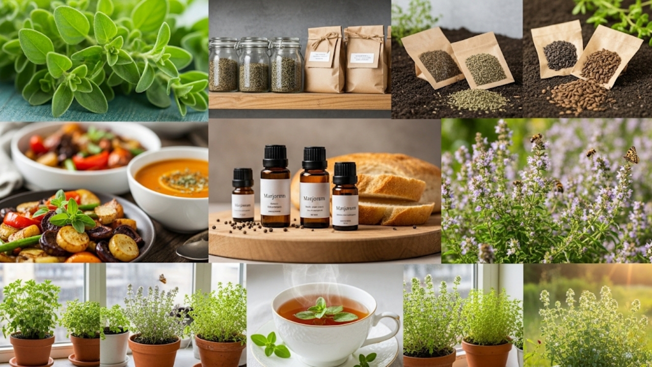 Marjoram Herb Guide: Types, Uses, Benefits, and How to Grow Sweet and Wild Varieties