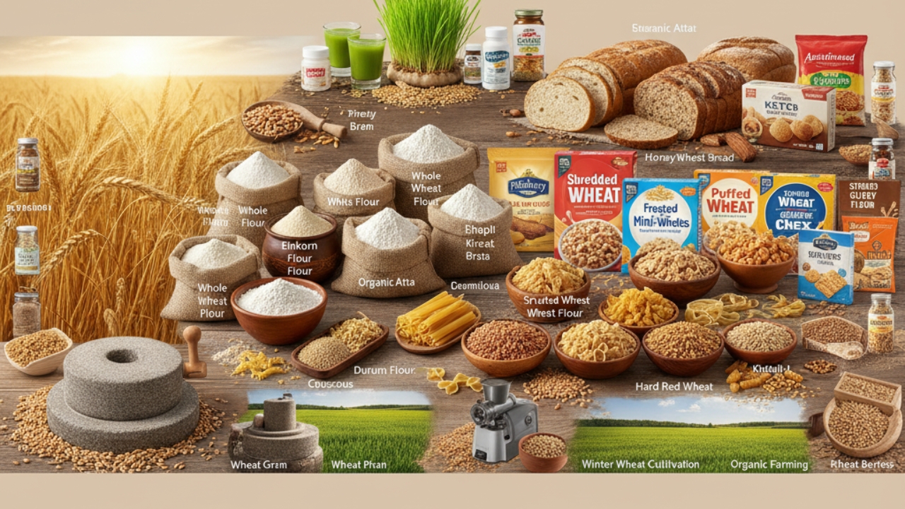 The Ultimate Guide to Wheat Products: From Whole Grains to Flours, Breads, and Cereals
