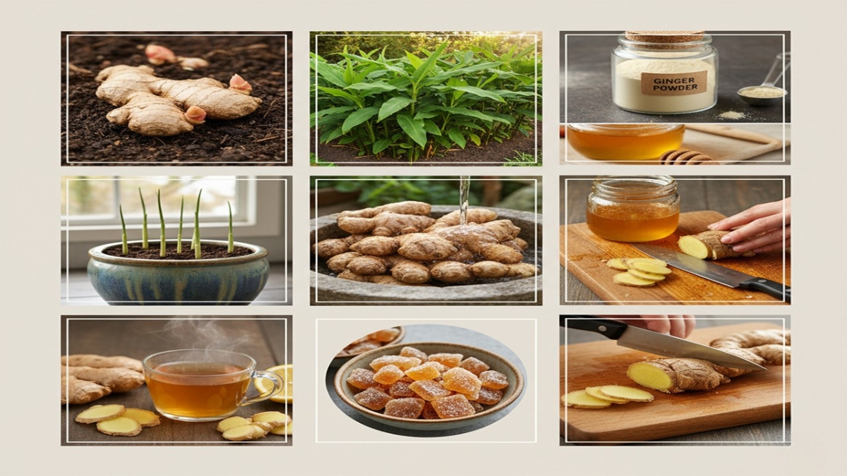 How to Grow Ginger at Home: A Complete Guide to Cultivation, Varieties, and Everyday Uses