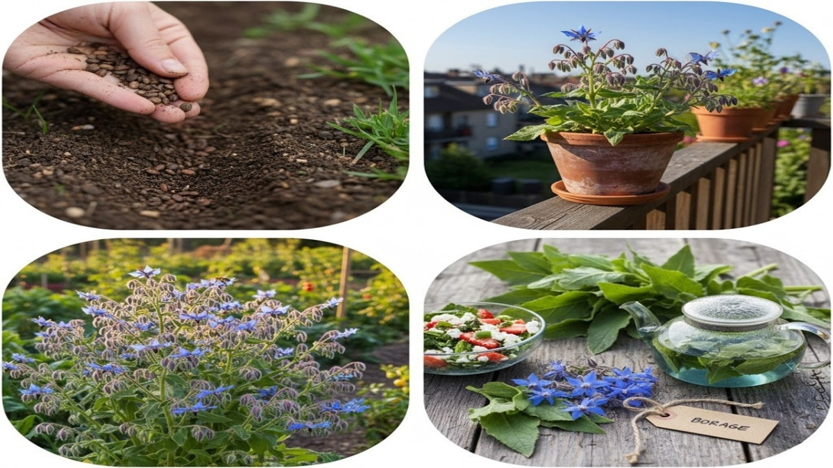 How to Grow Borage Successfully: Complete Guide to Planting, Care, Harvesting & Benefits