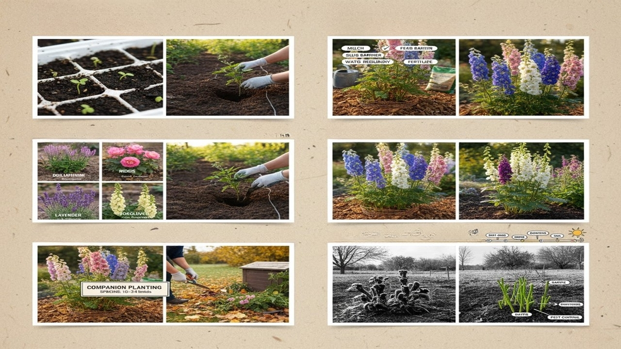 How to Grow Delphinium Successfully: Expert Tips for Planting, Care, and Bloom Boosting