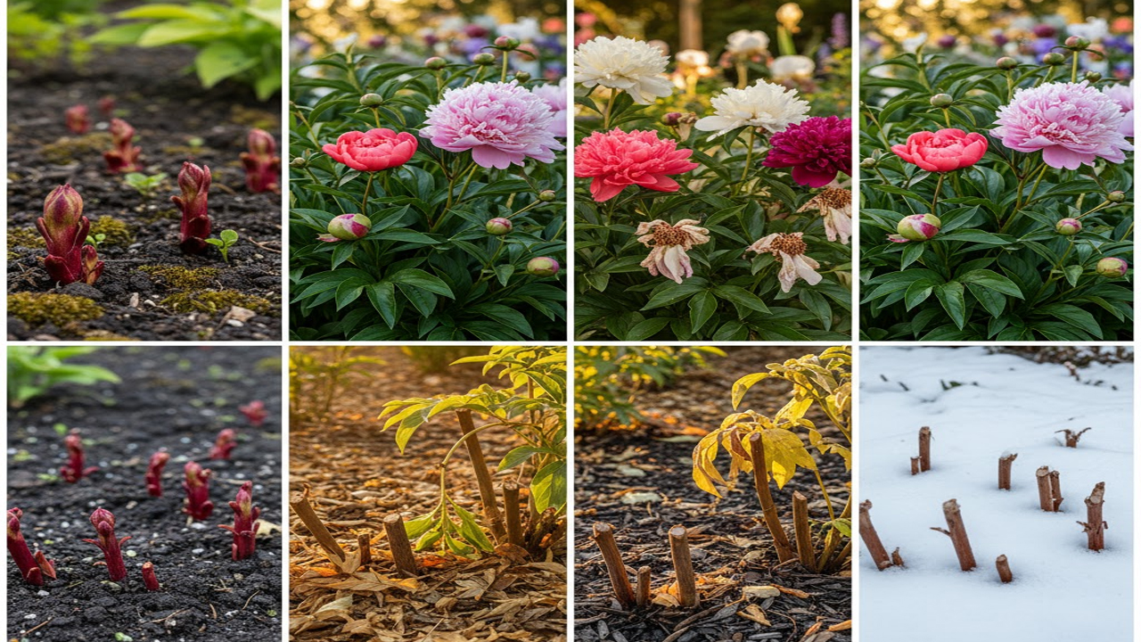How to Grow Peonies Successfully: Complete Guide to Planting, Seasonal Care, and Blooming Secrets