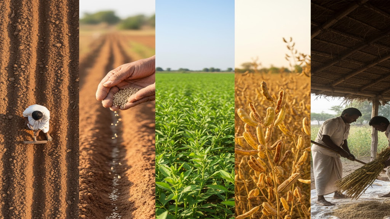 Sesame Farming Made Easy: Step-by-Step Guide to Growing, Caring & Harvesting for Maximum Yield