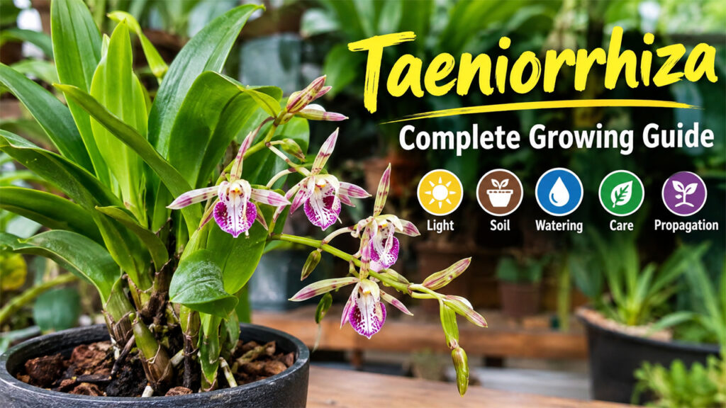 Growing Taeniorrhiza at Home: A Complete Guide to Light, Soil, Watering, Care & Propagation