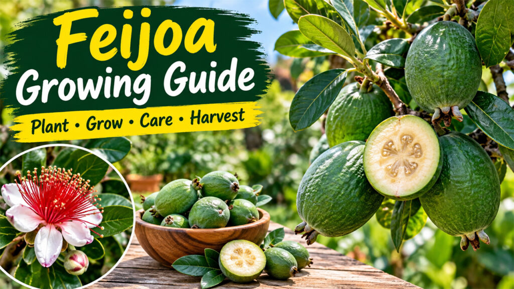 Feijoa Growing Guide: How to Plant, Grow, Care for & Harvest Healthy Feijoa Trees