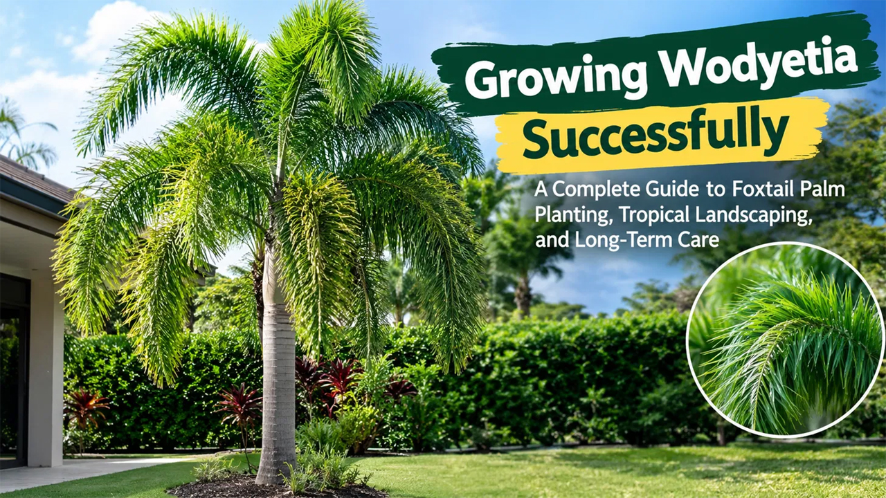 Growing Wodyetia Successfully: A Complete Guide to Foxtail Palm Planting, Tropical Landscaping, and Long-Term Care